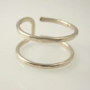 James Michelle Jewelry Double Barrel Ring